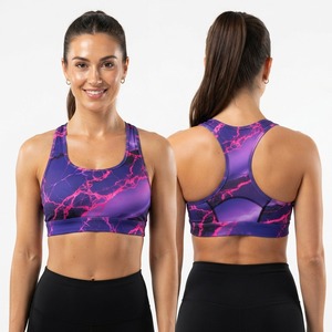 Sujetador Deportivo Personalizado para Mujer, MMA, Fitness, Ligero, Compresión, Top Atlético, Tejido Elástico que Absorbe la Humedad - Product Image 6