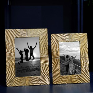 Elegant metal photo <b>frame</b> for <b>wall</b> and tabletop display durable <b>design</b> sleek finish perfect for home decor and memories - Product Image 5
