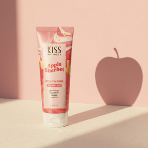 คิส มาย บอดี้ ไบรท์ แอนด์ ไชน์ เพอร์ฟูม โลชั่น แอปเปิ้ลเชอร์เบท 200 กรัม กลิ่นหอมเย้ายวนใจ ผสมผสานความหอมหวานของแอปเปิ้ลและราสเบอร์รี่ - Product Image 1