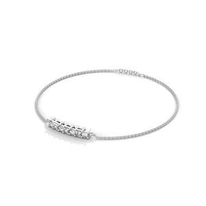 S925 Sterling Silver Moissanite Tennis <b>Bracelet</b> for Women Prong Set Round Brilliant Cut Micro Insert Jewelry Gift - Product Image 3
