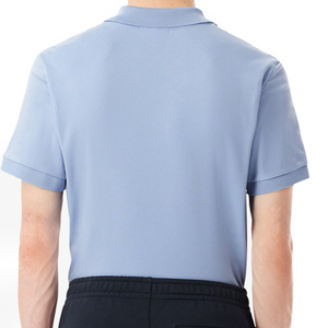 Camiseta de Piqué de Algodón Tejido Casual para Hombre, Manga Corta, Transpirable, Ajuste Cómodo, Top de Verano con Puños Acanalados, Peso Medio - Product Image 2