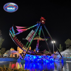 Parc d'aventure, <span class=keywords><strong>bateau</strong></span> viking, design <span class=keywords><strong>de</strong></span> voile, éclairage à bande RGB, icône conviviale pour les photos, stimule l'engagement sur les réseaux sociaux - Product Image 2