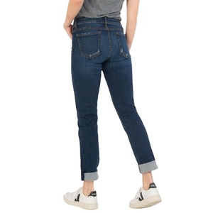 Nuevos Jeans Slim de Diseño Personalizado para Hombre, Pantalones de Cintura Alta, 100% Algodón, Lavado Snow Wash, Estilo Urbano, Precio Bajo - Product Image 2