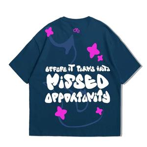 T-shirts surdimensionnés imprimés en coton 100% pour hommes, imprimés graphiques pour toutes les saisons, t-shirts hip-hop pour hommes - Product Image 3
