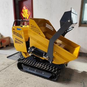 Self-Loading Diesel Hydraulic Crawler Loader Mini Dumper China 500kg 1000kg PLC Motor with Lift and Crane for Sale - Product Image 5