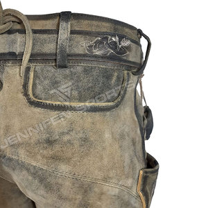 Disfraz de Lederhosen Corto de Cuero Sintético para Hombre, Estilo Bávaro, para Oktoberfest, Festival Alemán de la Cerveza, Cosplay, Fiesta - Product Image 5