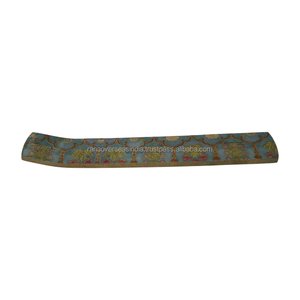 Elegante Bandeja Recolectora de Ceniza de Incienso de Madera Ecológica con Diseño Floral Pastel, Soporte para Varillas para Fragancia y Relajación en el Hogar en Verano/Otoño - Product Image 3