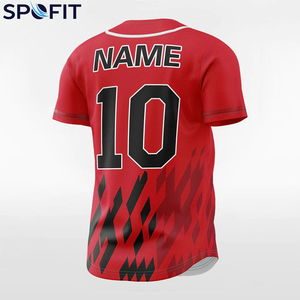 Camiseta de Béisbol Personalizada 2026 de Alta Calidad, Transpirable, de Secado Rápido, 100% Poliéster, Uniforme de Equipo con Logotipo, Nombre y Número Personalizados - Product Image 4