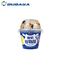 320ml 180g desechable PP inyección de plástico en forma de helado yogur recipiente de plástico