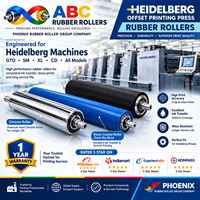 Phoenix ABC SM 52 Speed Master Modèle 2026 pour rouleaux en caoutchouc pour presse d'impression offset Technologie allemande sans joint Personnalisé