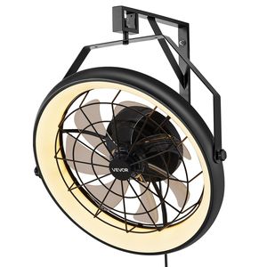 Ventilatore da Parete da 22 Pollici con Telecomando, 6 Velocità, Luce a 3 Colori Reversibile e Dimmerabile, Garanzia di Oltre 20 Anni - Product Image 1