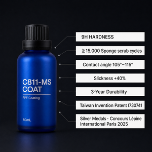 C811-MS PPF Coating with Hydrophobic Gloss Formula for <b>Paint</b> Protection Film Wholesalers OEM 50ml Ready to Use - Product Image 4
