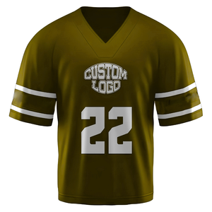 Custom Sublimated High Quality <b>Box</b> Reversible lacrosse Jerseys <b>for</b> Men American Football Jersey V Neck Short Sleeve Team Number - Product Image 4