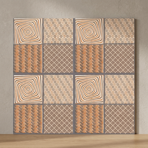 Venta caliente Carreaux Sol 40x40cm Azulejo de porcelana esmaltada Diseño de jade amarillo moderno Cerámica brillante para piso interior 400x400mm - Product Image 4