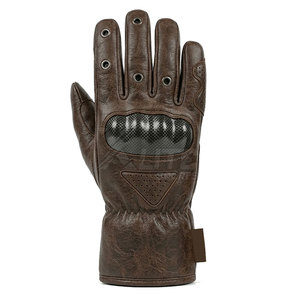 Gants de moto d'hiver en cuir respirant haute résistance avec poignées de maintien, support de sécurité, sangle de poignet réglable et paume antidérapante - Product Image 3