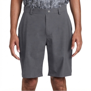 Custom Men's <b>Golf</b> <b>Shorts</b> Lightweight <b>Stretch</b> <b>Shorts</b> for Sports Casual Outdoor Wear with Pockets and Button Closure - Product Image 1