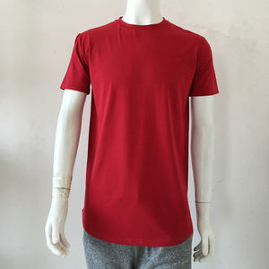 เสื้อยืดคอกลมผู้ชายคุณภาพพรีเมียม สไตล์ใหม่ ผ้าเจอร์ซีย์เรียบ ลายพื้น ไหล่ตก ขายส่ง ดีไซน์เปล่า รับสกรีนโลโก้ - Product Image 4