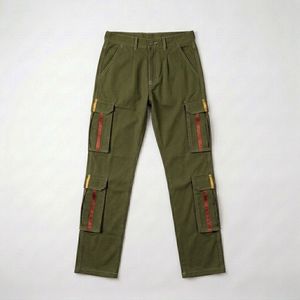 Pantalon Cargo Prix Usine Tissu Lavé Direct Usine pour Collections de Vêtements de Vacances et de Détail - Product Image 3