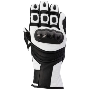 Gants de moto en cuir respirants pour l'hiver, compatibles écran tactile, protection complète des doigts pour le cyclisme et la course - Product Image 6