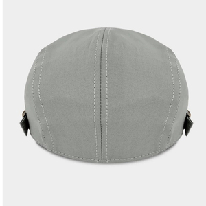 Casquette plate en coton et lin respirante pour la conduite, protection solaire, vente en gros d'usine, conception personnalisée, mélange de lin, douce et respirante - Product Image 4