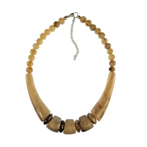 Collier classique en perles de résine fait main pour femmes, cadeau de mariage tendance en provenance d'Inde - Product Image 2