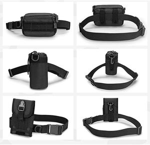 Heavy Duty Utility Belt with <b>Pouches</b> – Adjustable Nylon <b>Work</b> Belt Set for Outdoor & Training Use - Product Image 3