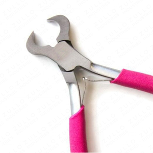 Pince à perles pour extensions capillaires robuste avec poignée en caoutchouc, kit d'outils pour micro-anneaux, logo personnalisé, fabricant en gros - Product Image 3