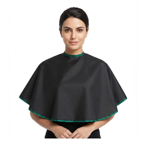Cape de Coiffeur Personnalisable 100% Polyester à Col Rond pour Salon de Coiffure - Product Image 1