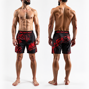 Shorts de compression personnalisés pour le MMA avec design de tenue de combat pour les besoins de grappling et de Jiu-Jitsu sans kimono - Product Image 4