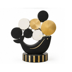 Décoration de table scandinave en bois avec perles colorées pour la décoration de la chambre d'enfant ou de la fête prénatale - Product Image 5