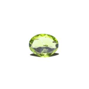 Emerald Cut 4.5 Carat Peridot Loose Gemstone Faceted Oval for Fine Jewelry - Product Image 2