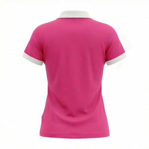 Polos de Mujer que Absorben la Humedad, Logotipo Bordado Personalizado, Manga Corta, Ropa Deportiva de Golf, Uniformes de Trabajo, Suministro de Fábrica para Mujer - Product Image 6