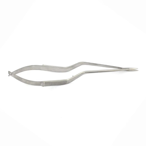 Tijeras Microquirúrgicas Manuales de Acero Inoxidable Duradero con Punta Recta y Afilada para Microcirugía Oftálmica por GUJJAR SURGICAL - Product Image 2