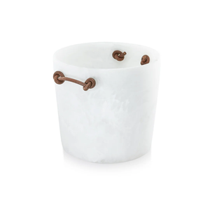 Seau à glace en résine effet marbre fait main, refroidisseur à vin et champagne pour bar, fête et usage domestique - Product Image 4