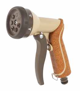 Buse de tuyau d'arrosage en plastique et liège pour le lavage des animaux de compagnie avec modes de pulvérisation variables et cône pivotant anti-fatigue - Product Image 2