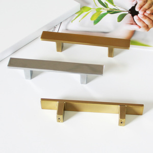 Cost-Effective Price Modern Minimalist Zinc Alloy Cabinet <b>Pull</b> Rectangular <b>Bar</b> Handle <b>for</b> Kitchen Bathroom Dining Room Furniture - Product Image 3