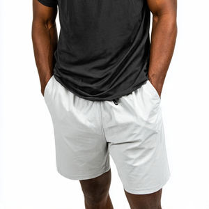 Pantalones Cortos Deportivos para Hombre, Secado Rápido, Estampados, Cintura Alta con Cordón Ajustable, 100% Poliéster, para Verano - Product Image 5