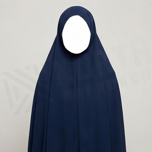Hiyab de Chifón de Color Sólido para Mujer, Transpirable, para Uso Diario, Pañuelo Étnico de Oriente Medio - Product Image 5