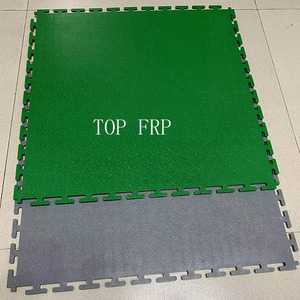 กระเบื้องปูพื้น PVC แบบ interlocking กันน้ำ กันลื่น ขนาด 500*500 มม. ผลิตจาก PVC แท้ สำหรับปูพื้นภายในอาคาร โรงรถ ปูพื้นแบบปาร์เก้ ถอดประกอบได้ ใช้ภายในอาคาร - Product Image 3