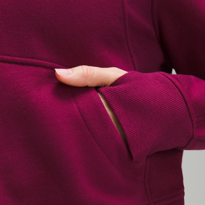 Sudadera Corta con Capucha y Cierre de Cremallera de Manga Larga para Mujer, 100% Algodón Felpa Antipilling, Atuendos de Otoño OEM 2026 - Product Image 5