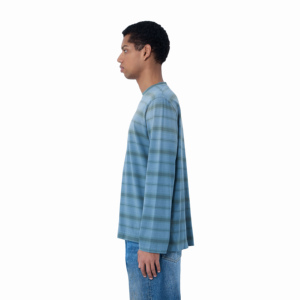 เสื้อยืดแขนยาวผู้ชายผ้าฝ้าย 100% คุณภาพดีที่สุด สกรีนโลโก้ได้ ใส่สบาย ระบายอากาศดี เป็นมิตรกับสิ่งแวดล้อม เหมาะสำหรับฤดูร้อน - Product Image 3