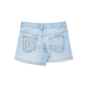 Shorts en jean pour hommes, style streetwear hip-hop personnalisé, respirants, taille élastique, coupe oversize, vêtements de mode, fournisseur en gros de textiles - Product Image 6