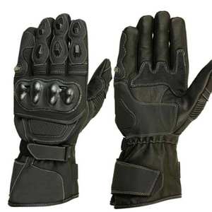 Guantes de Motociclismo de Carreras, Completos, Impermeables, con Pantalla Táctil, Cuero de Alta Calidad, Malla Transpirable, Cómodos y con Protección - Product Image 1