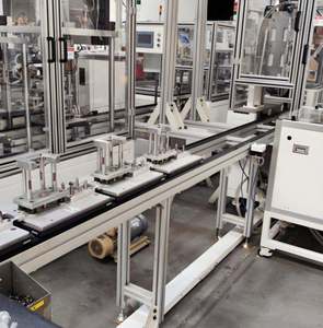 Speed Rubber Customizable Dimensions 110-415V OEM Factory Adjustable Assembly Lines Industrial Belt Chain Conveyor Automation - Product Image 5