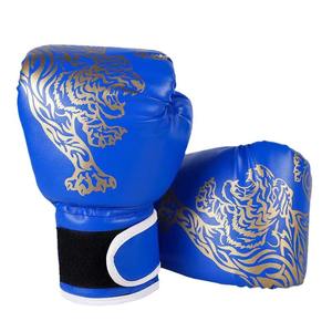 Gants de MMA en cuir PU, rembourrage anti-choc, résistants à la transpiration, support ergonomique du poignet, équipement d'entraînement léger, à enfiler - Product Image 5