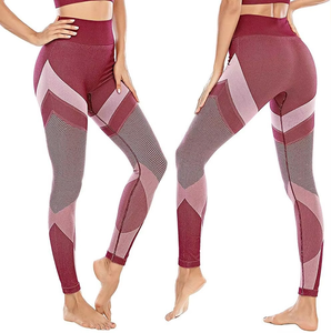 Conjunto Deportivo de Dos Piezas para Mujer de Alta Calidad, Sujetador Deportivo con Cuello en V, Leggings de Cintura Alta, Ropa de Yoga y Fitness, Tallas Grandes, Diseño Liso, Gran Venta - Product Image 3