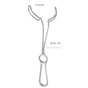 Retractor Labial Manual de Acero Inoxidable para Mandíbula Inferior, 26 cm, Juego de Instrumentos - Product Image 4