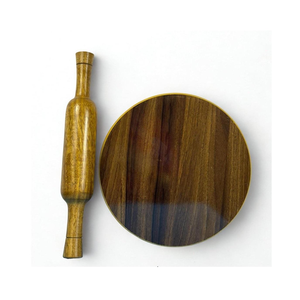 Top Selling Wood Making Chapati <b>Rolling</b> <b>Pin</b> and Board 100% Natural Wood Color for Home Made Use Hot Sale - Product Image 4