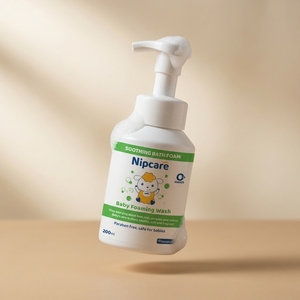 Espuma de Baño Natural para Bebés con Piel Sensible – Limpiador Suave para Recién Nacidos para la Prevención de la Dermatitis del Pañal, Marca Privada OEM - Product Image 4