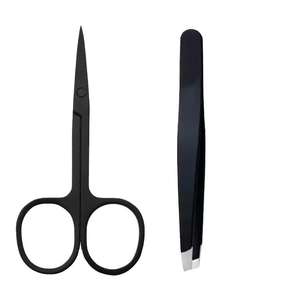 Pinzas de precisión y juego de tijeras Ultra Grip Lash Tools Zero Gap Beauty Micro Point Lash, pinzas ultrafinas para extensión de pestañas - Product Image 1